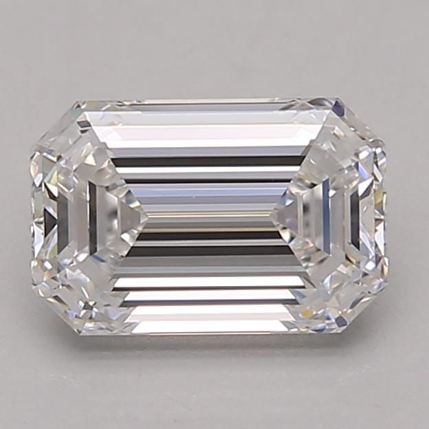 Loose Diamond - EMERALD 1.56ct E VVS2: Loose Diamond - EMERALD 1.56ct E VVS2 Source: This is a real non-mined Diamond that has been grown in a lab Shape: EMERALD Carats: 1.56 Color: E Clarity: VVS2 Certification: GIA Video: