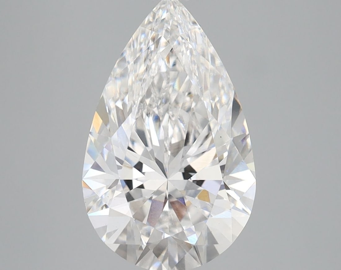 Loose Diamond - PEAR 3.09ct E VS2: Loose Diamond - PEAR 3.09ct E VS2 Source: This is a real non-mined Diamond that has been grown in a lab Shape: PEAR Carats: 3.09 Color: E Clarity: VS2 Certification: GIA Video: