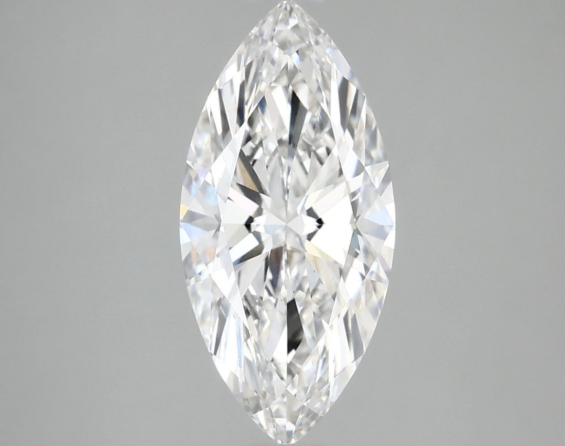 Loose Diamond - MARQUISE 2.08ct E VS1: Loose Diamond - MARQUISE 2.08ct E VS1 Source: This is a real non-mined Diamond that has been grown in a lab Shape: MARQUISE Carats: 2.08 Color: E Clarity: VS1 Certification: IGI Video: