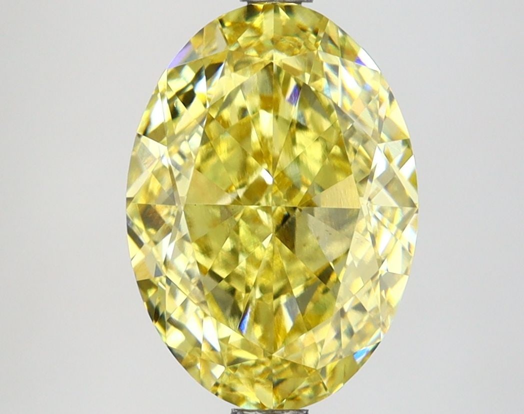 Loose Diamond - OVAL 3.62ct Fancy Vivid Yellow VS1: Loose Diamond - OVAL 3.62ct Fancy Vivid Yellow VS1 Source: This is a real non-mined Diamond that has been grown in a lab Shape: OVAL Carats: 3.62 Color: Fancy Vivid Yellow Certification: IGI Video: