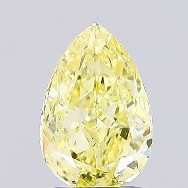 Loose Diamond - PEAR 1.5ct Fancy Intense Yellow VS1: Loose Diamond - PEAR 1.5ct Fancy Intense Yellow VS1 Source: This is a real non-mined Diamond that has been grown in a lab Shape: PEAR Carats: 1.5 Color: Fancy Intense Yellow Certification: IGI