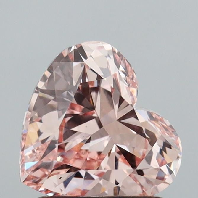 Loose Diamond - HEART 1.18ct Fancy Light Brown VS2: Loose Diamond - HEART 1.18ct Fancy Light Brown VS2 Source: This is a real non-mined Diamond that has been grown in a lab Shape: HEART Carats: 1.18 Color: Fancy Light Brown Certification: IGI Video: