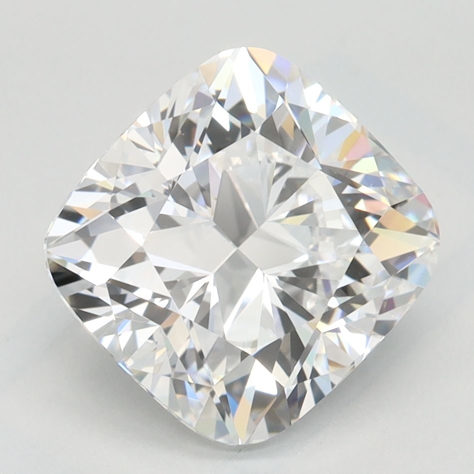 Loose Diamond - CUSHION MODIFIED 2.67ct D VVS1: Loose Diamond - CUSHION MODIFIED 2.67ct D VVS1 Source: This is a real non-mined Diamond that has been grown in a lab Shape: CUSHION MODIFIED Carats: 2.67 Color: D Clarity: VVS1 Certification: IGI