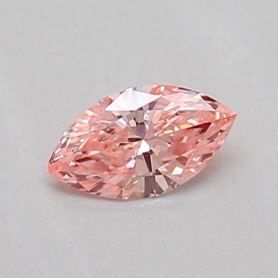 Loose Diamond - MARQUISE 0.14ct Fancy Vivid Pink VS1: Loose Diamond - MARQUISE 0.14ct Fancy Vivid Pink VS1 Source: This is a real non-mined Diamond that has been grown in a lab Shape: MARQUISE Carats: 0.14 Color: Fancy Vivid Pink Certification: IGI