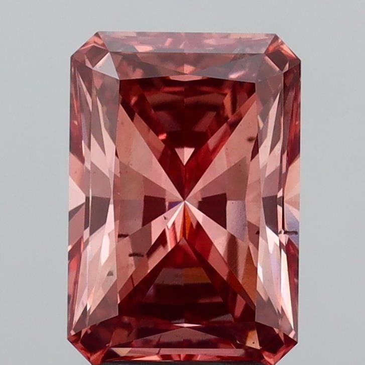 Loose Diamond - RADIANT 3.41ct Fancy Intense Brown Pink VS2: Loose Diamond - RADIANT 3.41ct Fancy Intense Brown Pink VS2 Source: This is a real non-mined Diamond that has been grown in a lab Shape: RADIANT Carats: 3.41 Color: Fancy Intense Brown Pink Certificat