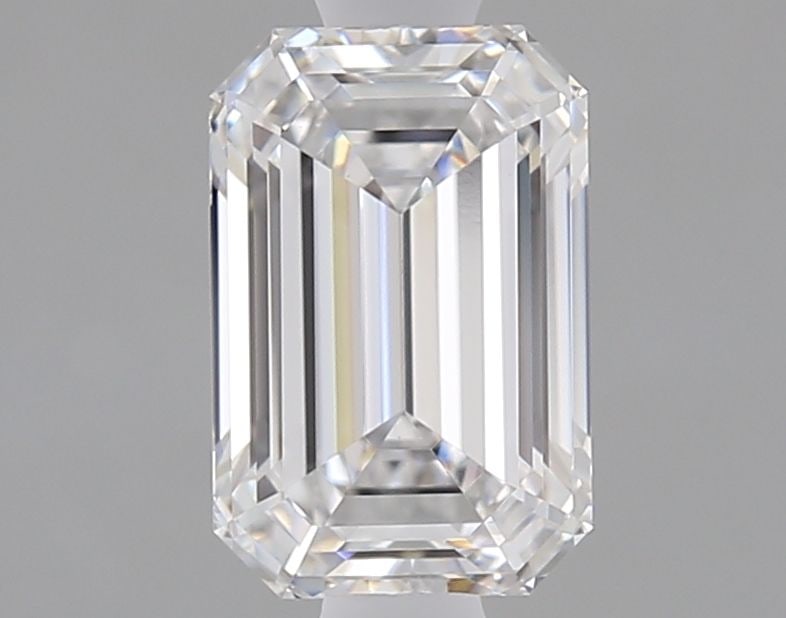 Loose Diamond - EMERALD 1.04ct E VVS2: Loose Diamond - EMERALD 1.04ct E VVS2 Source: This is a real non-mined Diamond that has been grown in a lab Shape: EMERALD Carats: 1.04 Color: E Clarity: VVS2 Certification: IGI Video: Video Link 