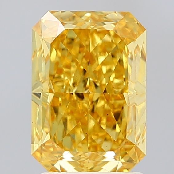 Loose Diamond - RADIANT 2.81ct Fancy Vivid Yellow VS2 (1 of 1)