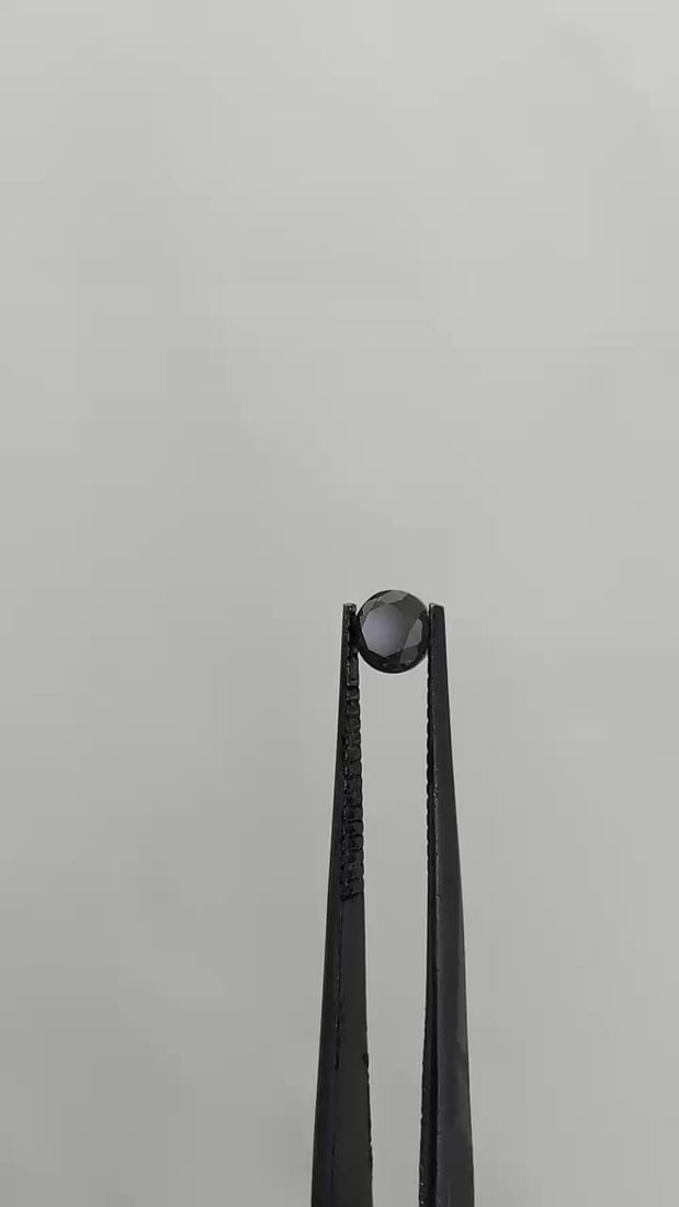 Loose Diamond - ROUND 0.48ct Fancy Black VVS2: Loose Diamond - ROUND 0.48ct Fancy Black VVS2 Source: Natural Shape: ROUND Carats: 0.48 Color: Fancy Black Certification: GIA Video: