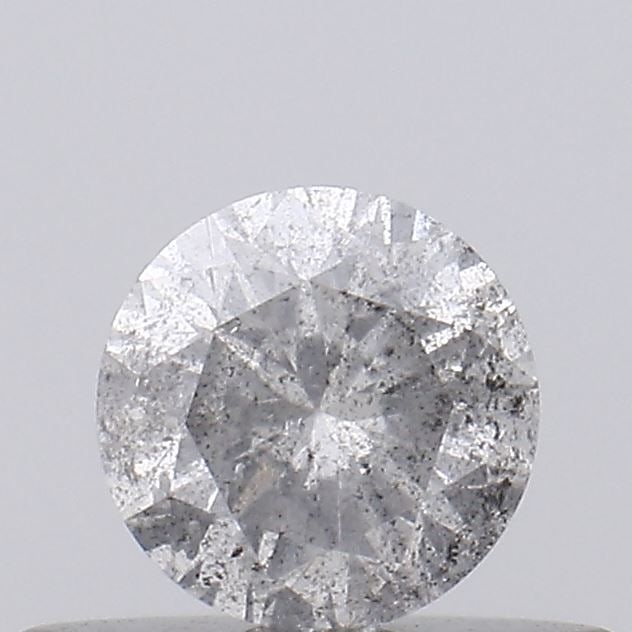 Loose Diamond - ROUND 0.33ct Salt and Pepper I3: Loose Diamond - ROUND 0.33ct Salt and Pepper I3 Source: Natural Shape: ROUND Carats: 0.33 Color: Salt and Pepper Certification: NONE Video: