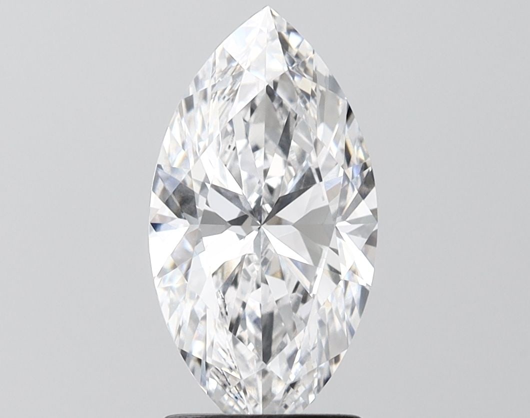Loose Diamond - MARQUISE 2.02ct D VVS2: Loose Diamond - MARQUISE 2.02ct D VVS2 Source: This is a real non-mined Diamond that has been grown in a lab Shape: MARQUISE Carats: 2.02 Color: D Clarity: VVS2 Certification: IGI Video: