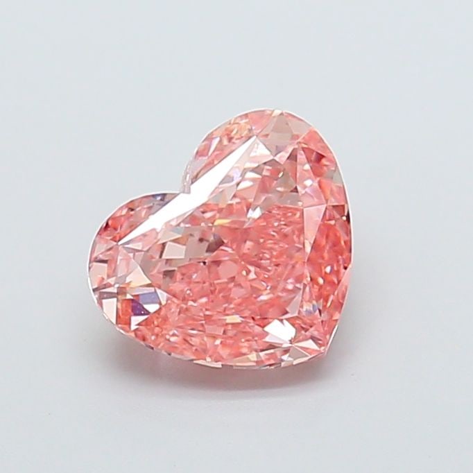 Loose Diamond - HEART 2.01ct Fancy Vivid Brownish Pink VS2: Loose Diamond - HEART 2.01ct Fancy Vivid Brownish Pink VS2 Source: This is a real non-mined Diamond that has been grown in a lab Shape: HEART Carats: 2.01 Color: Fancy Vivid Brownish Pink Certificatio