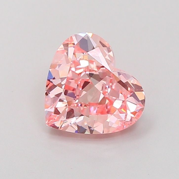 Loose Diamond - HEART 2.53ct Fancy Intense Pink VS1: Loose Diamond - HEART 2.53ct Fancy Intense Pink VS1 Source: This is a real non-mined Diamond that has been grown in a lab Shape: HEART Carats: 2.53 Color: Fancy Intense Pink Certification: IGI Video:
