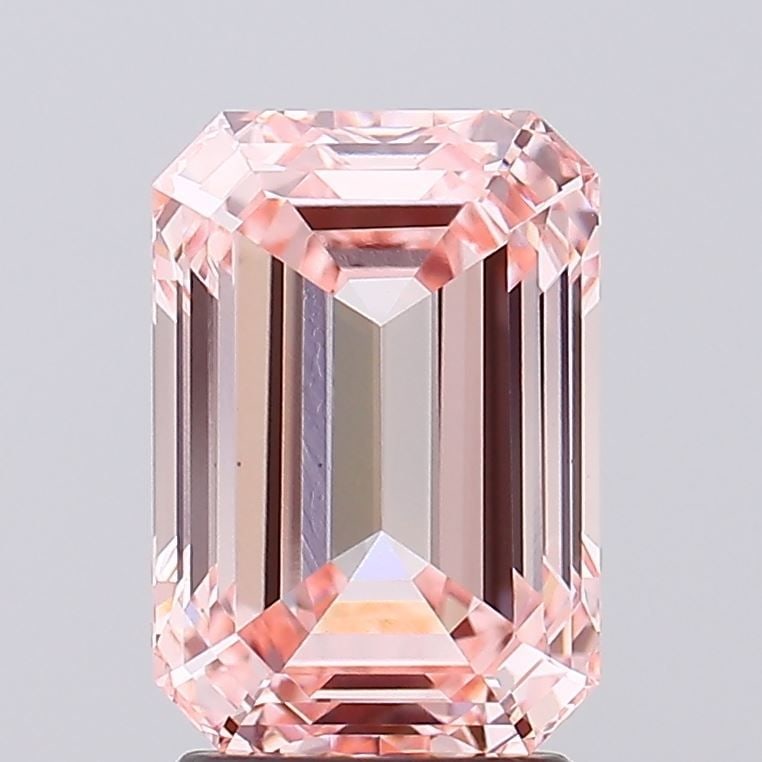 Loose Diamond - EMERALD 3.0ct Fancy Intense Pink VVS2: Loose Diamond - EMERALD 3.0ct Fancy Intense Pink VVS2 Source: This is a real non-mined Diamond that has been grown in a lab Shape: EMERALD Carats: 3.0 Color: Fancy Intense Pink Certification: IGI Vide