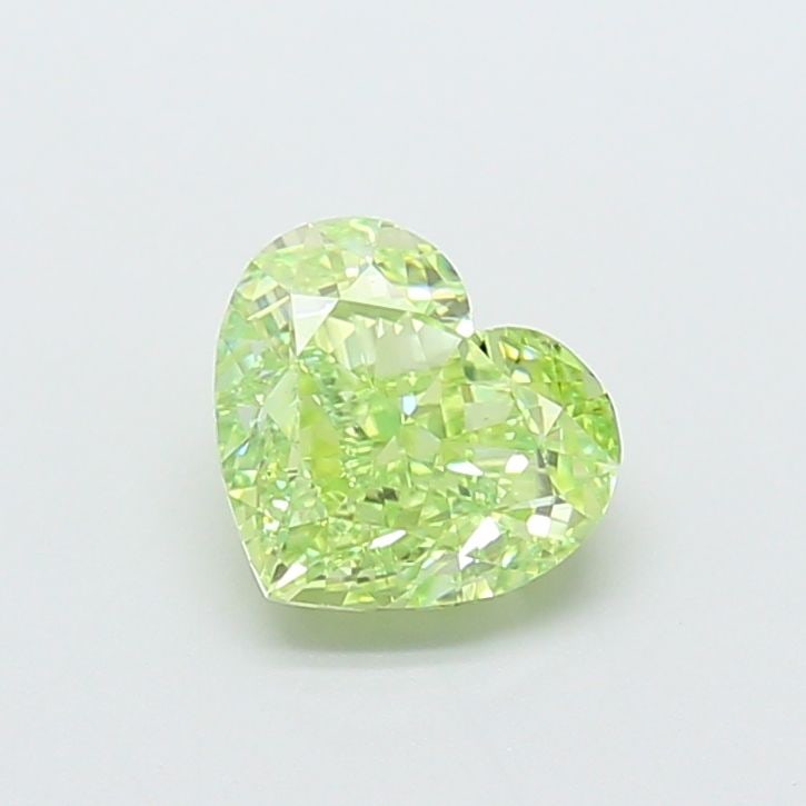 Loose Diamond - HEART 1.83ct Fancy Vivid Green VVS2: Loose Diamond - HEART 1.83ct Fancy Vivid Green VVS2 Source: This is a real non-mined Diamond that has been grown in a lab Shape: HEART Carats: 1.83 Color: Fancy Vivid Green Certification: IGI Video: