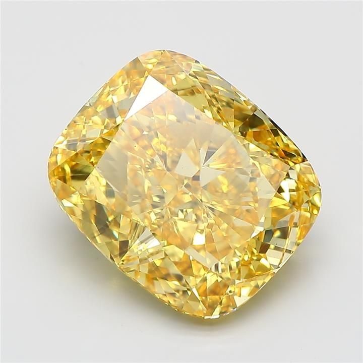 Loose Diamond - CUSHION MODIFIED 7.52ct Fancy Vivid Yellow VS2: Loose Diamond - CUSHION MODIFIED 7.52ct Fancy Vivid Yellow VS2 Source: This is a real non-mined Diamond that has been grown in a lab Shape: CUSHION MODIFIED Carats: 7.52 Color: Fancy Vivid Yellow Cert