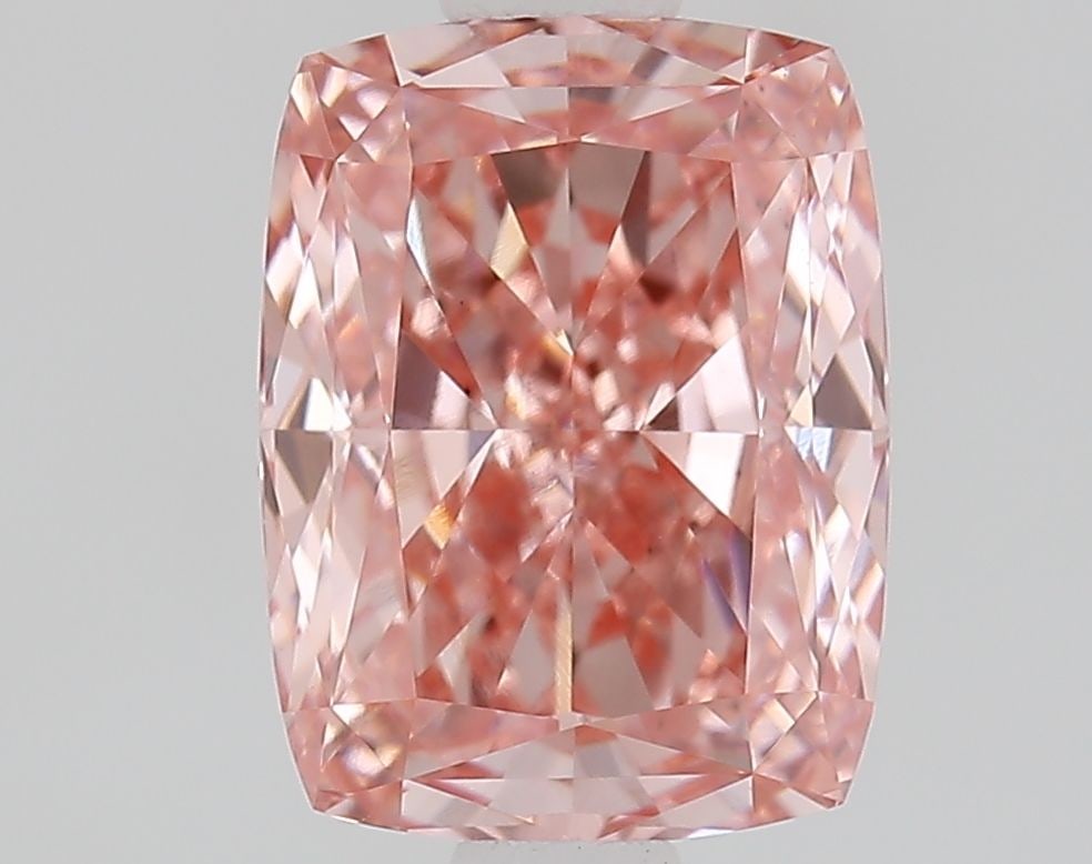 Loose Diamond - CUSHION MODIFIED 1.61ct Fancy Vivid Pink VS1: Loose Diamond - CUSHION MODIFIED 1.61ct Fancy Vivid Pink VS1 Source: This is a real non-mined Diamond that has been grown in a lab Shape: CUSHION MODIFIED Carats: 1.61 Color: Fancy Vivid Pink Certific