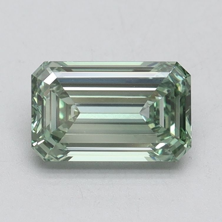 Loose Diamond - EMERALD 1.05ct Fancy Intense Green VS1: Loose Diamond - EMERALD 1.05ct Fancy Intense Green VS1 Source: This is a real non-mined Diamond that has been grown in a lab Shape: EMERALD Carats: 1.05 Color: Fancy Intense Green Certification: IGI V