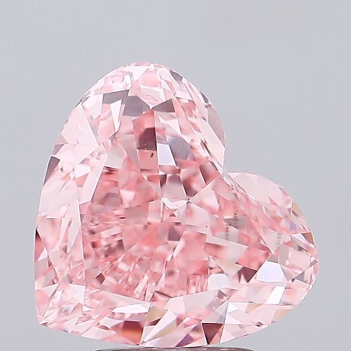 Loose Diamond - HEART 5.0ct Fancy Vivid Pink VS1: Loose Diamond - HEART 5.0ct Fancy Vivid Pink VS1 Source: This is a real non-mined Diamond that has been grown in a lab Shape: HEART Carats: 5.0 Color: Fancy Vivid Pink Certification: IGI Video: