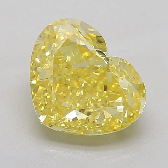 Loose Diamond - HEART 3.11ct Fancy Intense Yellow VS1: Loose Diamond - HEART 3.11ct Fancy Intense Yellow VS1 Source: This is a real non-mined Diamond that has been grown in a lab Shape: HEART Carats: 3.11 Color: Fancy Intense Yellow Certification: IGI Vid