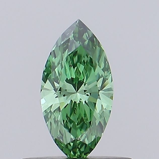 Loose Diamond - MARQUISE 0.39ct Fancy Vivid Green VVS2: Loose Diamond - MARQUISE 0.39ct Fancy Vivid Green VVS2 Source: This is a real non-mined Diamond that has been grown in a lab Shape: MARQUISE Carats: 0.39 Color: Fancy Vivid Green Certification: IGI Vi
