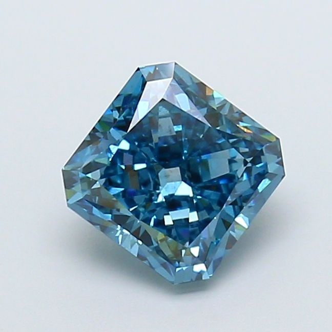Loose Diamond - SQUARE RADIANT 2.02ct Fancy Vivid Blue VS2: Loose Diamond - SQUARE RADIANT 2.02ct Fancy Vivid Blue VS2 Source: This is a real non-mined Diamond that has been grown in a lab Shape: SQUARE RADIANT Carats: 2.02 Color: Fancy Vivid Blue Certificatio