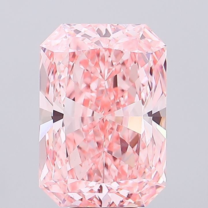 Loose Diamond - RADIANT 9.04ct Fancy Vivid Pink VS1: Loose Diamond - RADIANT 9.04ct Fancy Vivid Pink VS1 Source: This is a real non-mined Diamond that has been grown in a lab Shape: RADIANT Carats: 9.04 Color: Fancy Vivid Pink Certification: IGI Video: