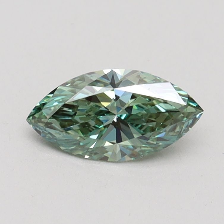 Loose Diamond - MARQUISE 0.5ct Fancy Vivid Green VS1: Loose Diamond - MARQUISE 0.5ct Fancy Vivid Green VS1 Source: This is a real non-mined Diamond that has been grown in a lab Shape: MARQUISE Carats: 0.5 Color: Fancy Vivid Green Certification: IGI Video