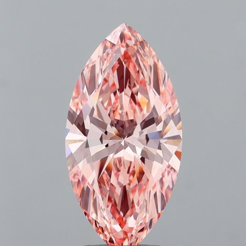 Loose Diamond - MARQUISE 3.02ct Fancy Intense Pink VS1: Loose Diamond - MARQUISE 3.02ct Fancy Intense Pink VS1 Source: This is a real non-mined Diamond that has been grown in a lab Shape: MARQUISE Carats: 3.02 Color: Fancy Intense Pink Certification: IGI V