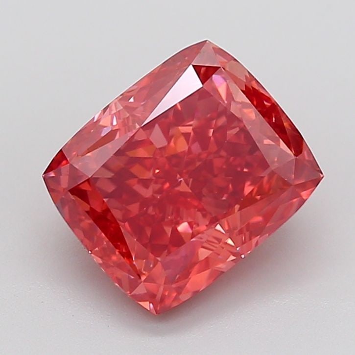 Loose Diamond - CUSHION MODIFIED 5.09ct Fancy Deep Orangey Pink VS1 (1 of 1)