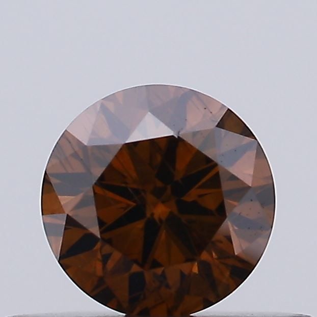 Loose Diamond - ROUND 0.34ct Fancy Brown I1: Loose Diamond - ROUND 0.34ct Fancy Brown I1 Source: Natural Shape: ROUND Carats: 0.34 Color: Fancy Brown Certification: NONE Video: