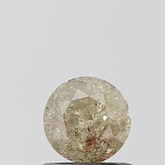 Loose Diamond - ROUND 0.55ct Salt and Pepper I1: Loose Diamond - ROUND 0.55ct Salt and Pepper I1 Source: Natural Shape: ROUND Carats: 0.55 Color: Salt and Pepper Certification: NONE Video: