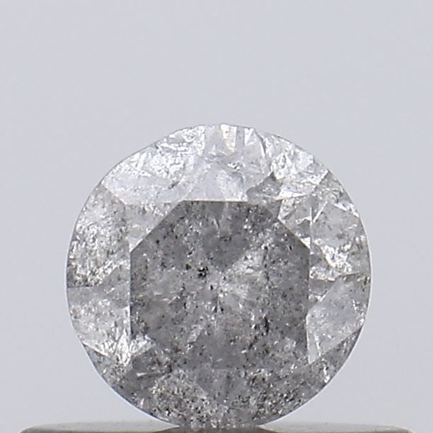 Loose Diamond - ROUND 0.39ct Salt and Pepper I3: Loose Diamond - ROUND 0.39ct Salt and Pepper I3 Source: Natural Shape: ROUND Carats: 0.39 Color: Salt and Pepper Certification: NONE Video: