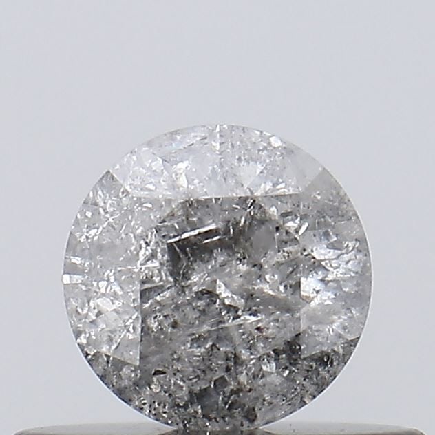 Loose Diamond - ROUND 0.34ct Salt and Pepper I3: Loose Diamond - ROUND 0.34ct Salt and Pepper I3 Source: Natural Shape: ROUND Carats: 0.34 Color: Salt and Pepper Certification: NONE Video: