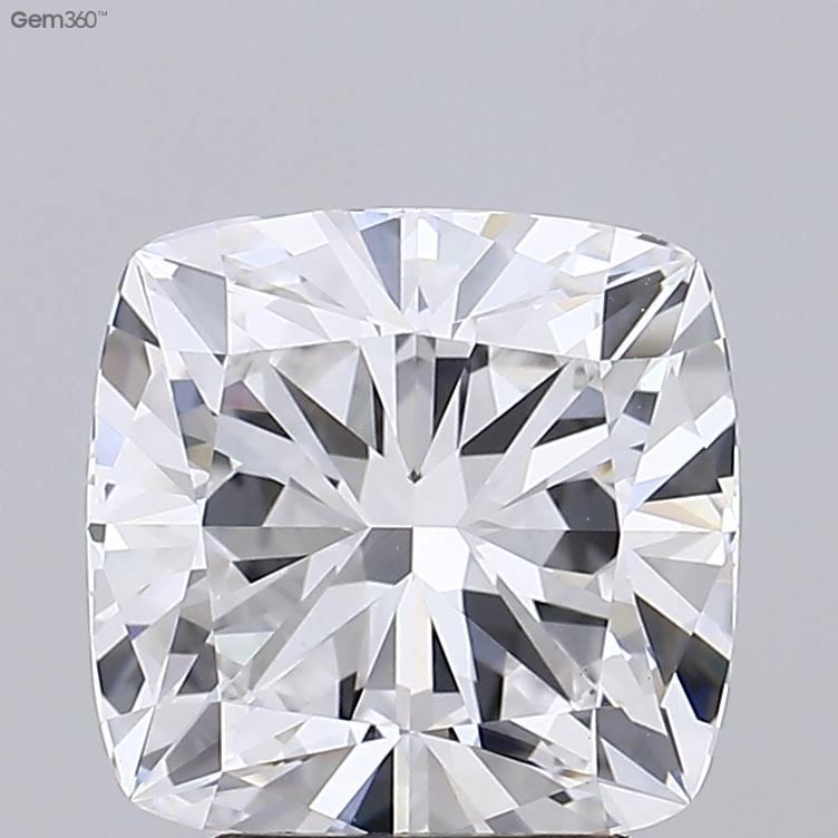 Loose Diamond - CUSHION BRILLIANT 5.54ct D VVS2: Loose Diamond - CUSHION BRILLIANT 5.54ct D VVS2 Source: This is a real non-mined Diamond that has been grown in a lab Shape: CUSHION BRILLIANT Carats: 5.54 Color: D Clarity: VVS2 Certification: IGI Vi