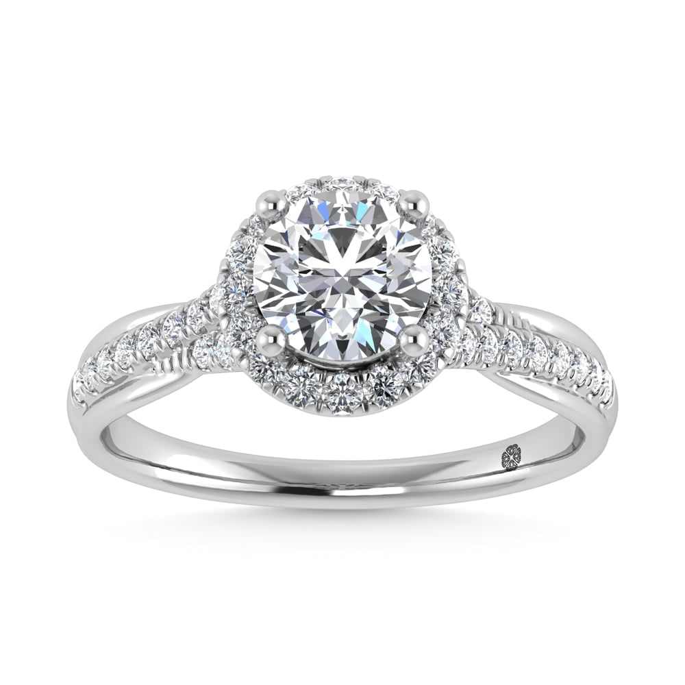10K White Gold Lab Grown Diamond 1 1/4 Ct.Tw. Engagement Ring: 10K White Gold Lab Grown Diamond 1 1/4 Ct.Tw. Engagement Ring 10k White Gold Stone Color: D-f Stone Clarity: Vs Each ring is presented in standard size 6.5. Complimentary resizing is available between