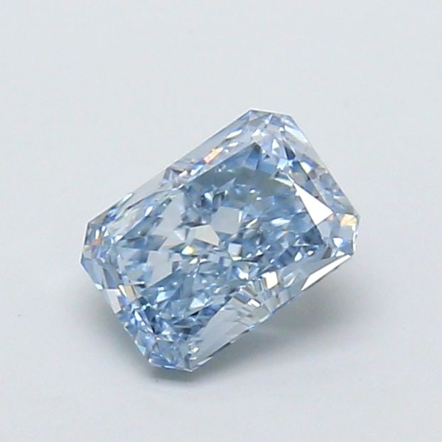 Loose Diamond - RADIANT 1.01ct Fancy Intense Blue VVS2: Loose Diamond - RADIANT 1.01ct Fancy Intense Blue VVS2 Source: This is a real non-mined Diamond that has been grown in a lab Shape: RADIANT Carats: 1.01 Color: Fancy Intense Blue Certification: IGI Vi