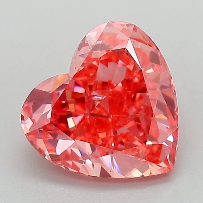 Loose Diamond - HEART 1.74ct Fancy Vivid Pink VS1: Loose Diamond - HEART 1.74ct Fancy Vivid Pink VS1 Source: This is a real non-mined Diamond that has been grown in a lab Shape: HEART Carats: 1.74 Color: Fancy Vivid Pink Certification: IGI Video: