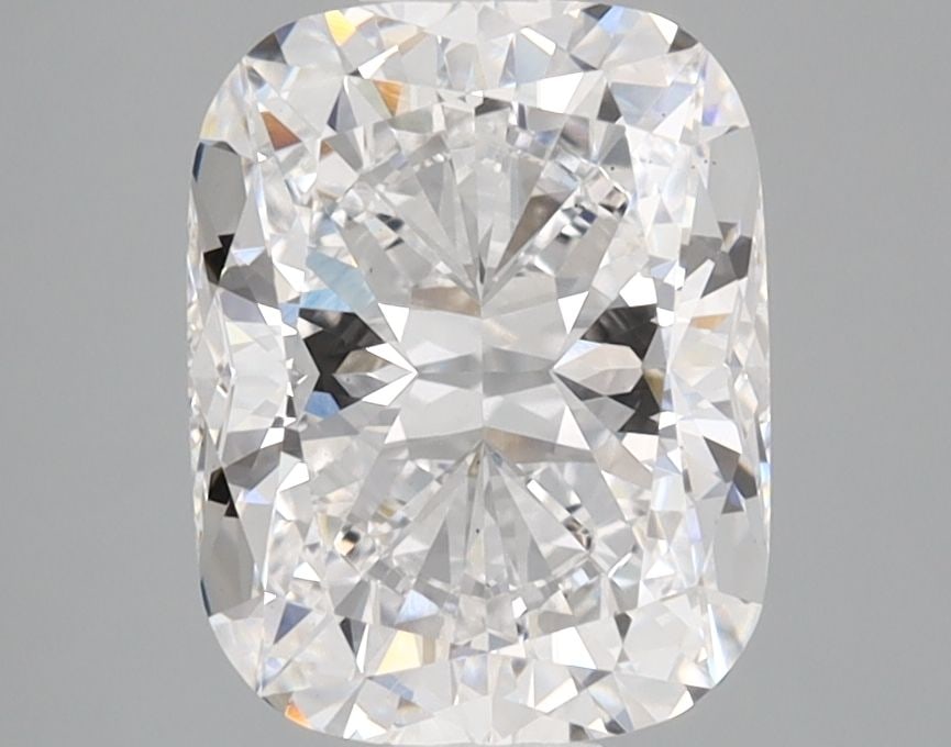 Loose Diamond - CUSHION MODIFIED 2.52ct D VS1: Loose Diamond - CUSHION MODIFIED 2.52ct D VS1 Source: This is a real non-mined Diamond that has been grown in a lab Shape: CUSHION MODIFIED Carats: 2.52 Color: D Clarity: VS1 Certification: IGI Video: