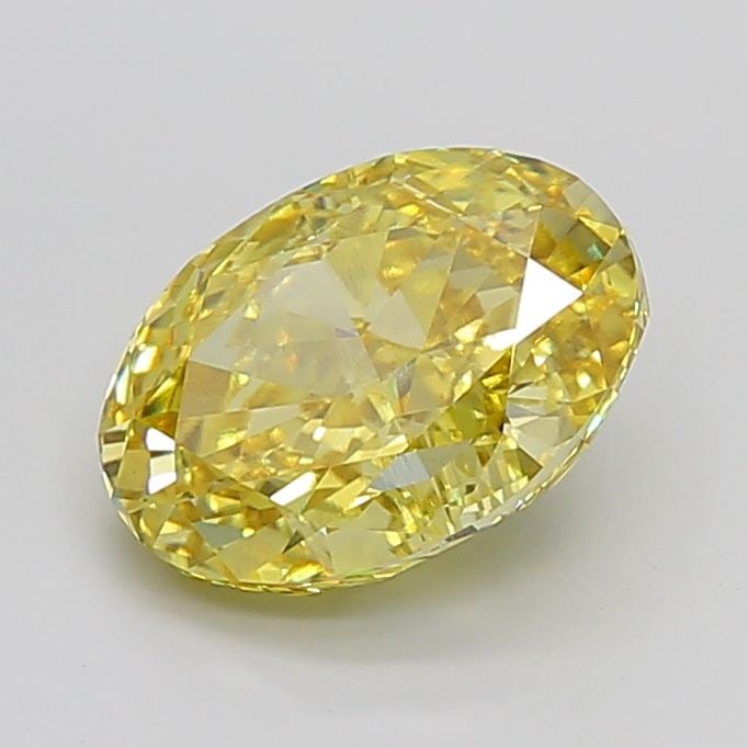 Loose Diamond - OVAL 7.05ct Fancy Vivid Yellow VS1: Loose Diamond - OVAL 7.05ct Fancy Vivid Yellow VS1 Source: This is a real non-mined Diamond that has been grown in a lab Shape: OVAL Carats: 7.05 Color: Fancy Vivid Yellow Certification: IGI Video: