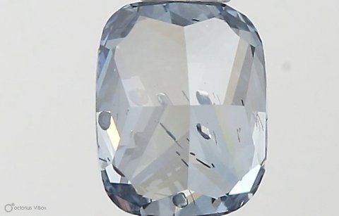 Loose Diamond - CUSHION MODIFIED 0.54ct Fancy Vivid Blue SI2: Loose Diamond - CUSHION MODIFIED 0.54ct Fancy Vivid Blue SI2 Source: This is a real non-mined Diamond that has been grown in a lab Shape: CUSHION MODIFIED Carats: 0.54 Color: Fancy Vivid Blue Certific