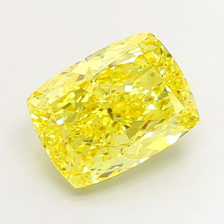 Loose Diamond - CUSHION MODIFIED 9.03ct Fancy Vivid Yellow VS2: Loose Diamond - CUSHION MODIFIED 9.03ct Fancy Vivid Yellow VS2 Source: This is a real non-mined Diamond that has been grown in a lab Shape: CUSHION MODIFIED Carats: 9.03 Color: Fancy Vivid Yellow Cert
