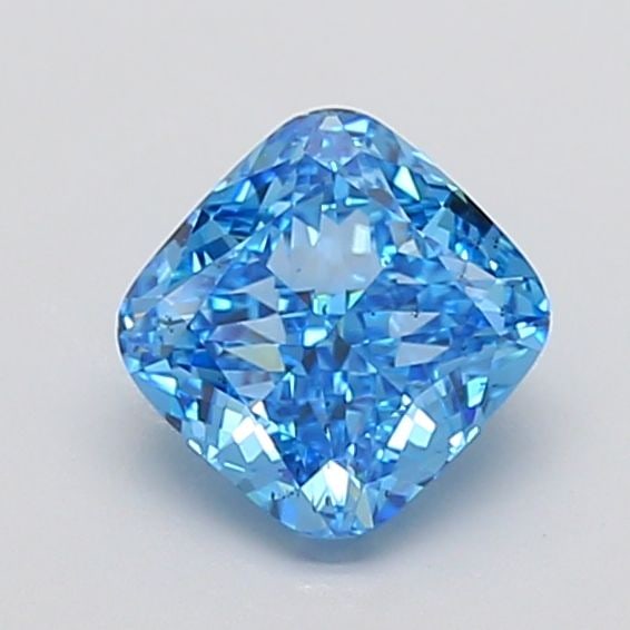 Loose Diamond - CUSHION MODIFIED 2.24ct Fancy Vivid Blue SI1: Loose Diamond - CUSHION MODIFIED 2.24ct Fancy Vivid Blue SI1 Source: This is a real non-mined Diamond that has been grown in a lab Shape: CUSHION MODIFIED Carats: 2.24 Color: Fancy Vivid Blue Certific