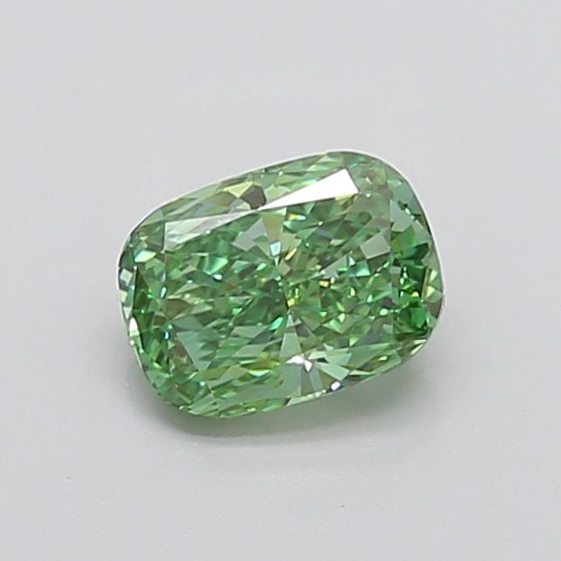 Loose Diamond - CUSHION MODIFIED 1.46ct Fancy Vivid Green VVS2: Loose Diamond - CUSHION MODIFIED 1.46ct Fancy Vivid Green VVS2 Source: This is a real non-mined Diamond that has been grown in a lab Shape: CUSHION MODIFIED Carats: 1.46 Color: Fancy Vivid Green Certi