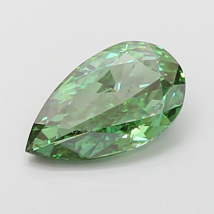 Loose Diamond - PEAR 2.0ct Fancy Vivid Green VS2: Loose Diamond - PEAR 2.0ct Fancy Vivid Green VS2 Source: This is a real non-mined Diamond that has been grown in a lab Shape: PEAR Carats: 2.0 Color: Fancy Vivid Green Certification: IGI Video:
