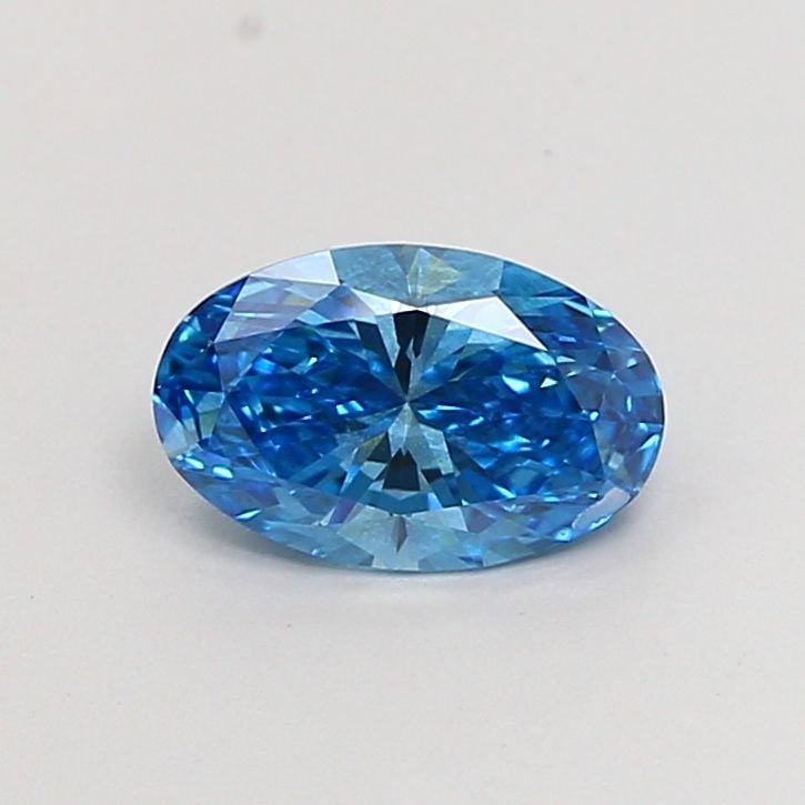 Loose Diamond - OVAL 1.04ct Fancy Vivid Blue SI1: Loose Diamond - OVAL 1.04ct Fancy Vivid Blue SI1 Source: This is a real non-mined Diamond that has been grown in a lab Shape: OVAL Carats: 1.04 Color: Fancy Vivid Blue Certification: IGI Video: