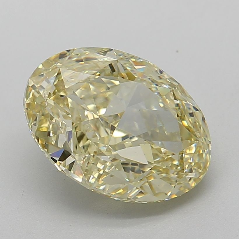 Loose Diamond - OVAL 5.45ct Fancy Intense Yellow VS1: Loose Diamond - OVAL 5.45ct Fancy Intense Yellow VS1 Source: This is a real non-mined Diamond that has been grown in a lab Shape: OVAL Carats: 5.45 Color: Fancy Intense Yellow Certification: IGI Video