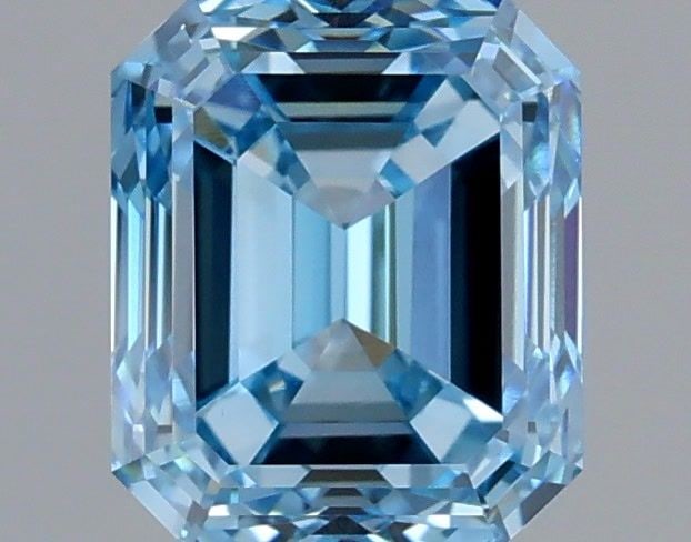 Loose Diamond - EMERALD 1.87ct Fancy Vivid Blue VVS2: Loose Diamond - EMERALD 1.87ct Fancy Vivid Blue VVS2 Source: This is a real non-mined Diamond that has been grown in a lab Shape: EMERALD Carats: 1.87 Color: Fancy Vivid Blue Certification: IGI Video: