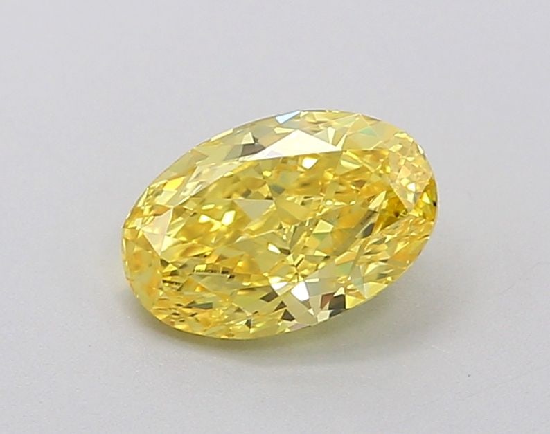 Loose Diamond - CUSHION BRILLIANT 0.66ct Fancy Vivid Yellow VVS1: Loose Diamond - CUSHION BRILLIANT 0.66ct Fancy Vivid Yellow VVS1 Source: This is a real non-mined Diamond that has been grown in a lab Shape: CUSHION BRILLIANT Carats: 0.66 Color: Fancy Vivid Yellow C
