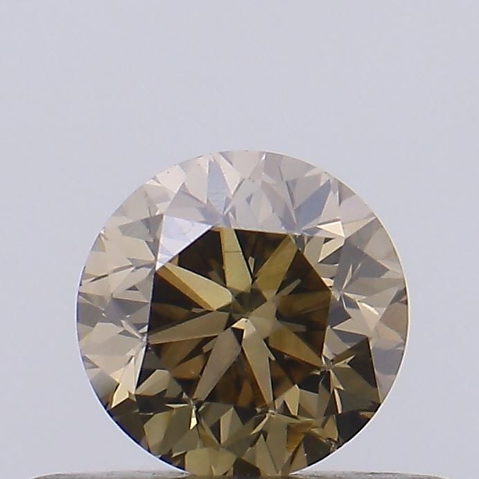 Loose Diamond - ROUND 0.37ct Fancy Brown SI1: Loose Diamond - ROUND 0.37ct Fancy Brown SI1 Source: Natural Shape: ROUND Carats: 0.37 Color: Fancy Brown Certification: NONE Video: