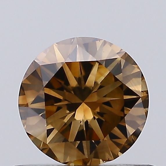Loose Diamond - ROUND 0.44ct Fancy Brown VS1: Loose Diamond - ROUND 0.44ct Fancy Brown VS1 Source: Natural Shape: ROUND Carats: 0.44 Color: Fancy Brown Certification: NONE Video: